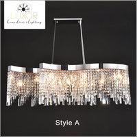 Aly Modern Crystal Chandelier - chandeliers