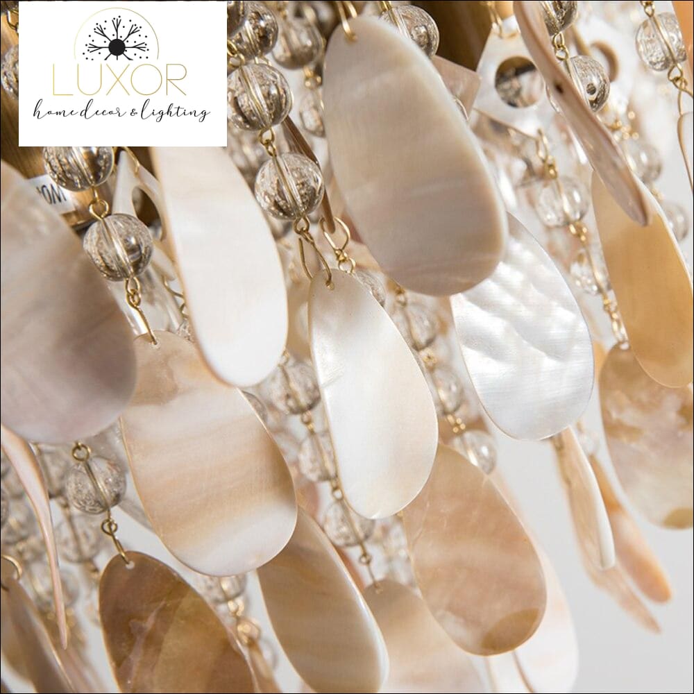 ceiling lights Amber Shell Ceiling Lamp - Luxor Home Decor & Lighting