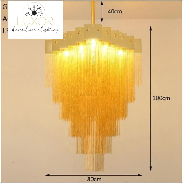 chandeliers Aminda Chain Chandelier - Luxor Home Decor & Lighting