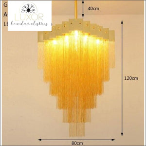 chandeliers Aminda Chain Chandelier - Luxor Home Decor & Lighting