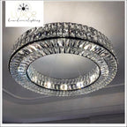 pendant lighting Analise Black Crystal Pendant - Luxor Home Decor & Lighting