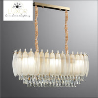 Angel Feather Crystal Chandelier - chandeliers