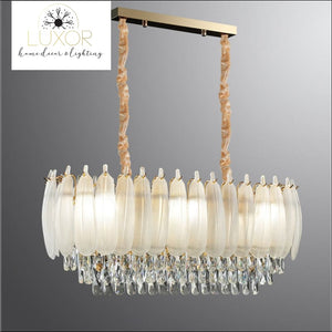 Angel Feather Crystal Chandelier - chandeliers