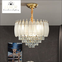 Angel Feather Crystal Chandelier - chandeliers