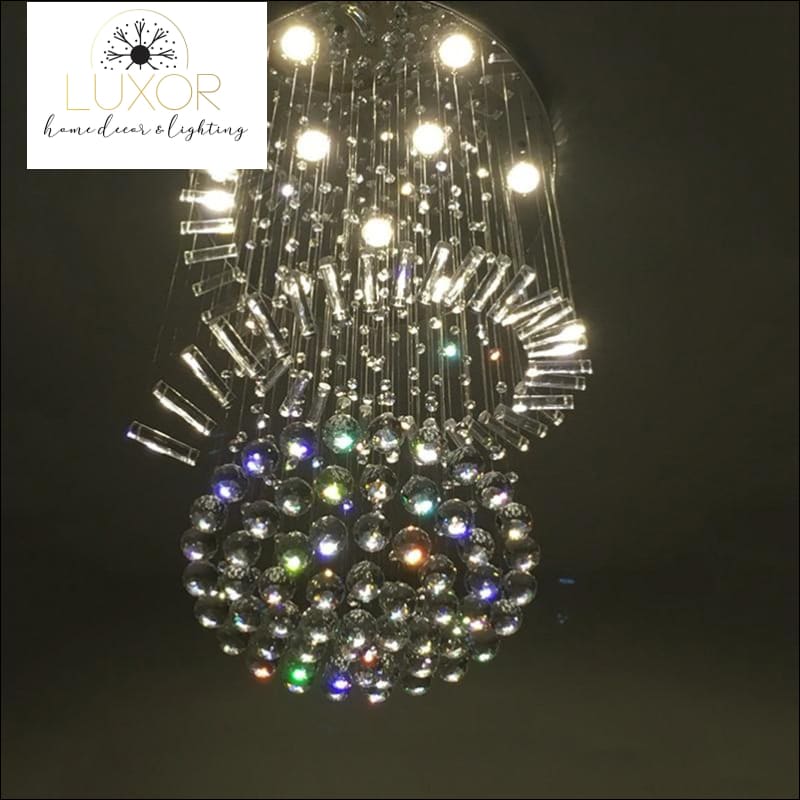 lighting Angelini Modern Crystal Chandelier - Luxor Home Decor & Lighting
