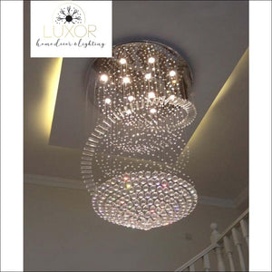 lighting Angelini Modern Crystal Chandelier - Luxor Home Decor & Lighting