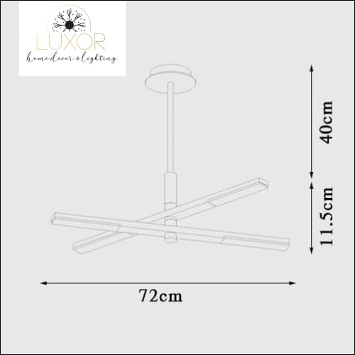 chandeliers Anili Modern Lamp - Luxor Home Decor & Lighting