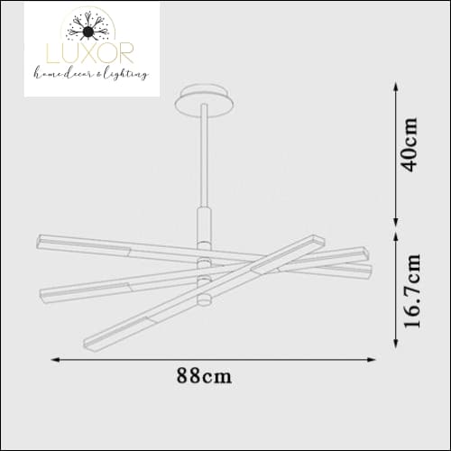 chandeliers Anili Modern Lamp - Luxor Home Decor & Lighting