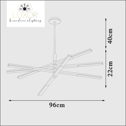 chandeliers Anili Modern Lamp - Luxor Home Decor & Lighting