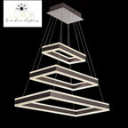 chandeliers Antini Modern Square Chandelier - Luxor Home Decor & Lighting