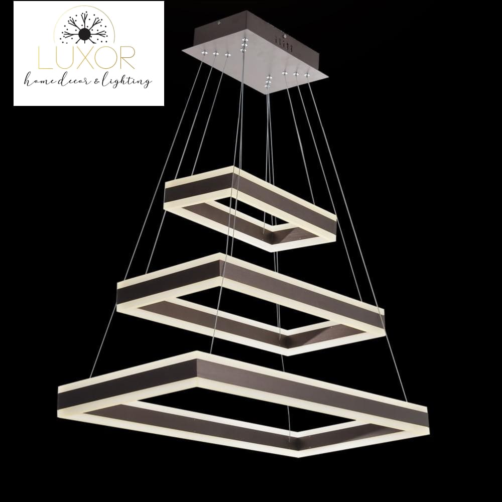 chandeliers Antini Modern Square Chandelier - Luxor Home Decor & Lighting