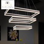 chandeliers Antini Modern Square Chandelier - Luxor Home Decor & Lighting