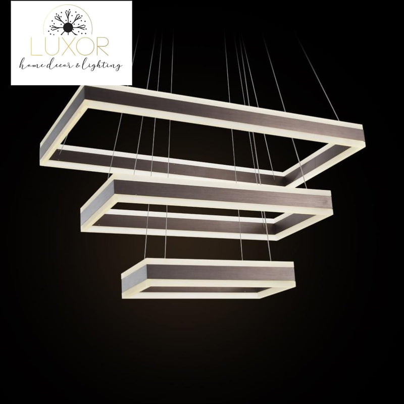 chandeliers Antini Modern Square Chandelier - Luxor Home Decor & Lighting