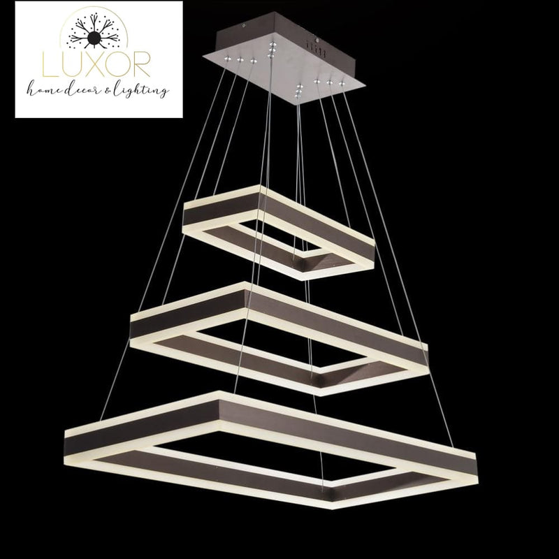 chandeliers Antini Modern Square Chandelier - Luxor Home Decor & Lighting