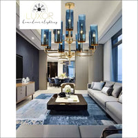 Chandeliers Aqualina Post Modern Chandelier - Luxor Home Decor & Lighting