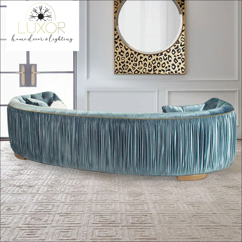 Aqualis Velvet Luxury Modern Sofa