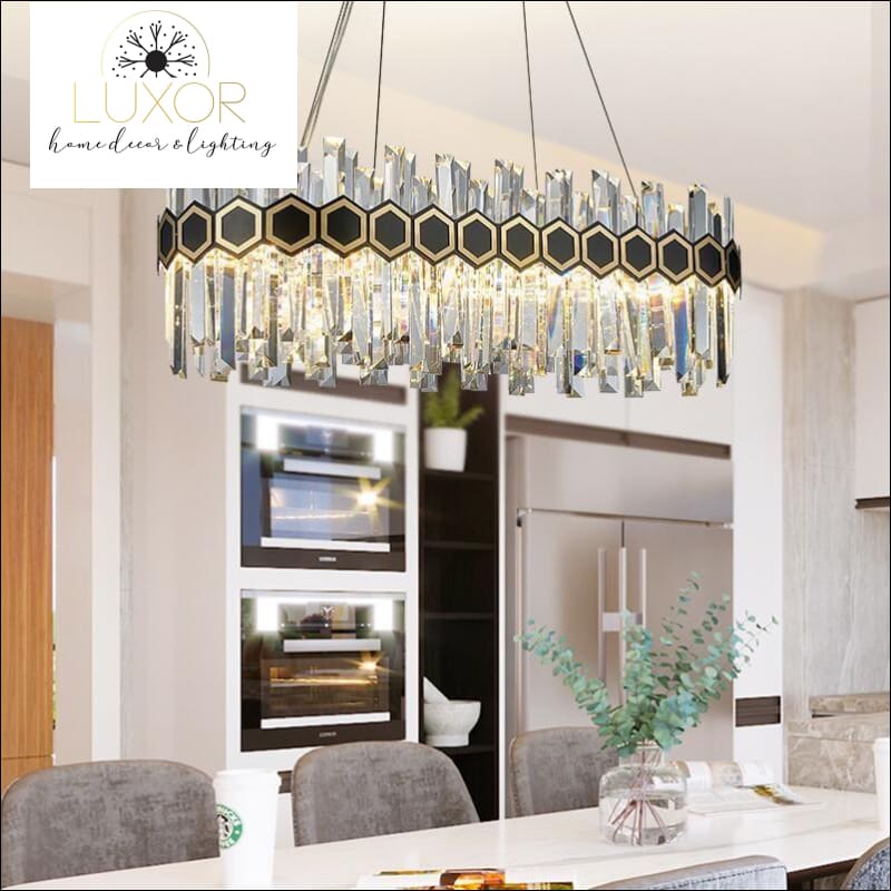 chandeliers Arias Crystal Chandelier - Luxor Home Decor & Lighting