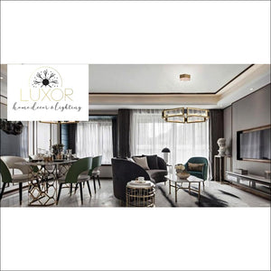 pendant lighting Arlisi Crystal Circular Pendant - Luxor Home Decor & Lighting