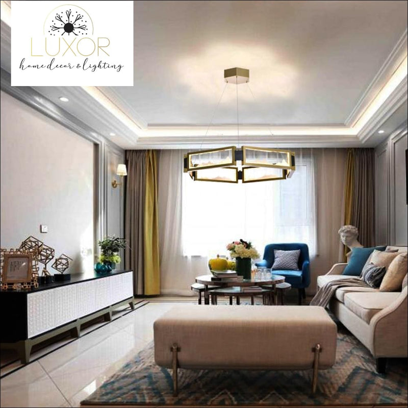 pendant lighting Arlisi Crystal Circular Pendant - Luxor Home Decor & Lighting