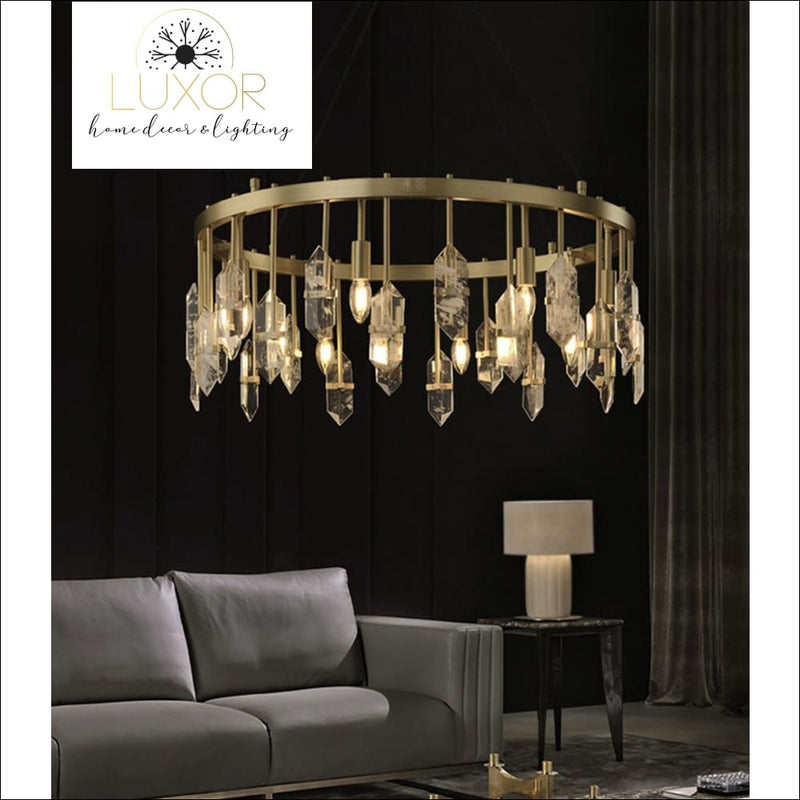 chandelier Artsy Marble Chandelier - Luxor Home Decor & Lighting