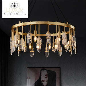 chandelier Artsy Marble Chandelier - Luxor Home Decor & Lighting