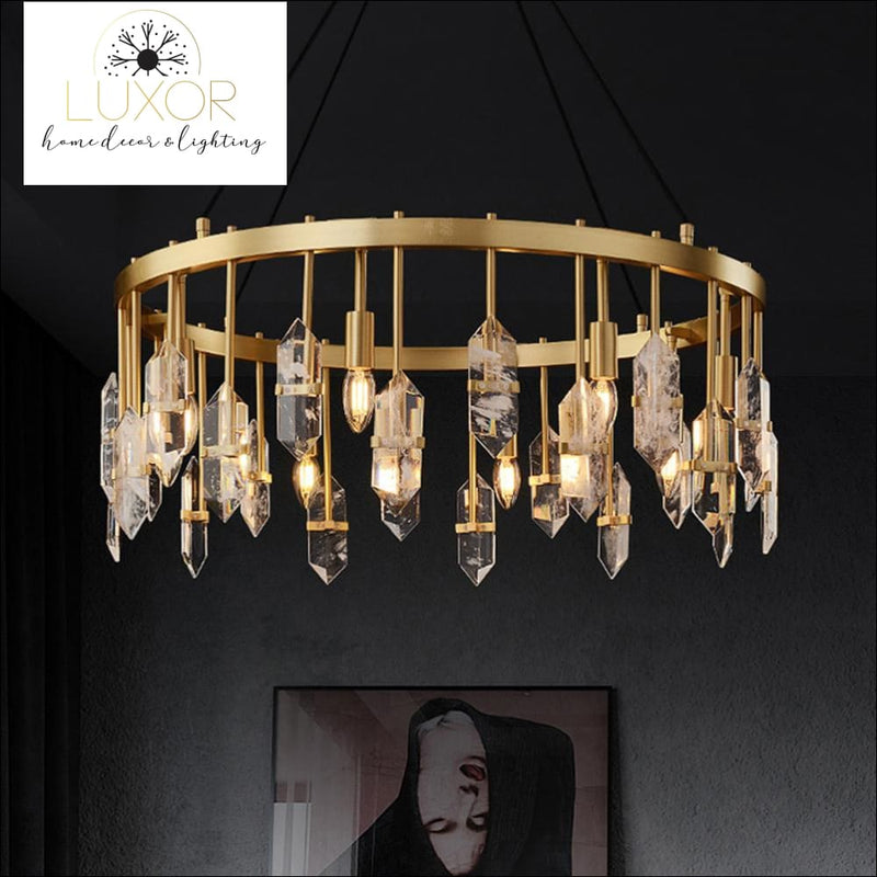 chandelier Artsy Marble Chandelier - Luxor Home Decor & Lighting