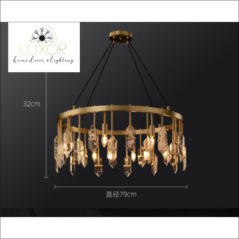 chandelier Artsy Marble Chandelier - Luxor Home Decor & Lighting