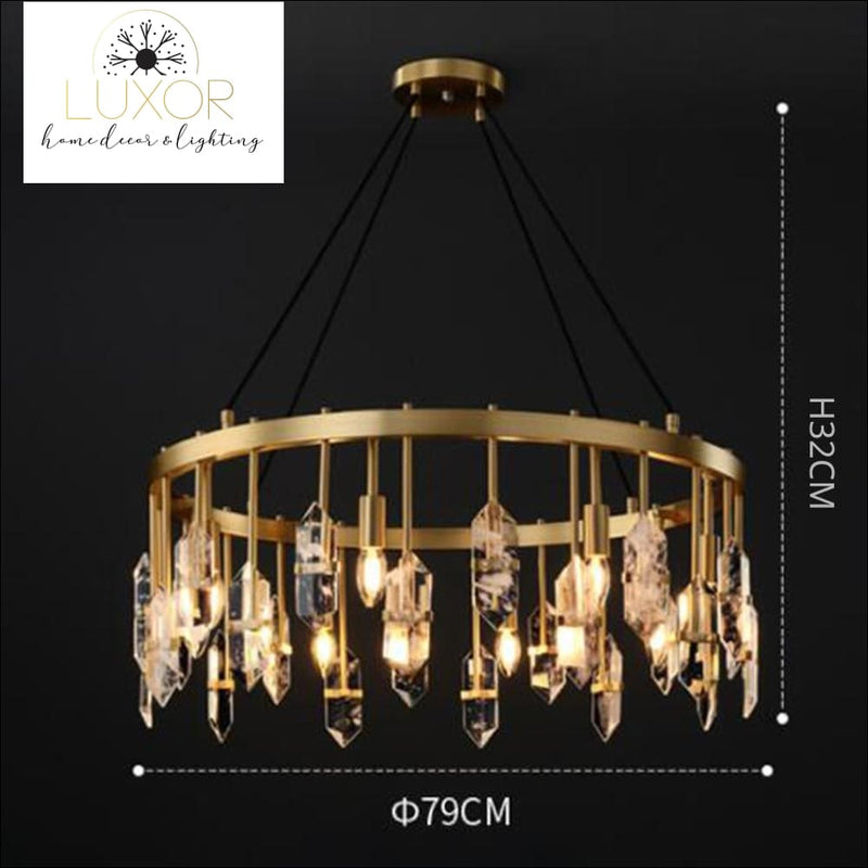 chandelier Artsy Marble Chandelier - Luxor Home Decor & Lighting
