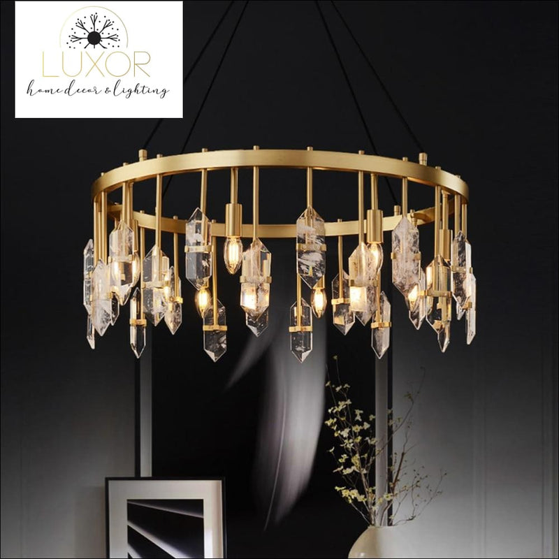 chandelier Artsy Marble Chandelier - Luxor Home Decor & Lighting