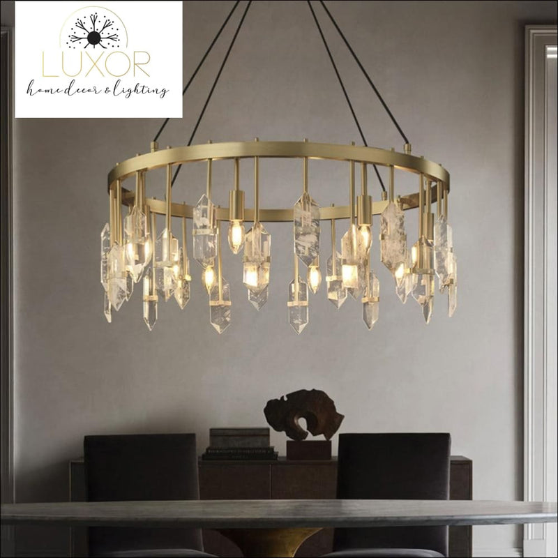 chandelier Artsy Marble Chandelier - Luxor Home Decor & Lighting