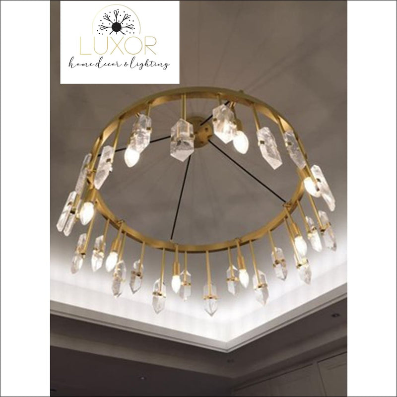 chandelier Artsy Marble Chandelier - Luxor Home Decor & Lighting