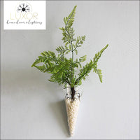 wall decor Ashanti Transparent Glass Wall Mounted Hanging Hydroponics Vase - Luxor Home Decor & Lighting