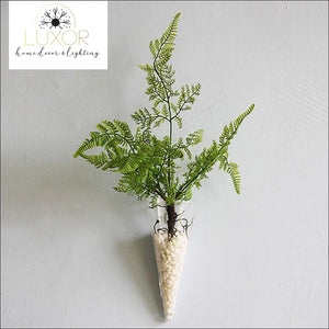 wall decor Ashanti Transparent Glass Wall Mounted Hanging Hydroponics Vase - Luxor Home Decor & Lighting