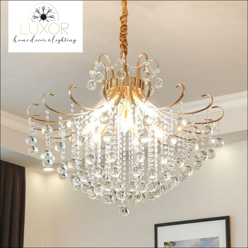 pendant lighting Ashley Crystal Pendant - Luxor Home Decor & Lighting