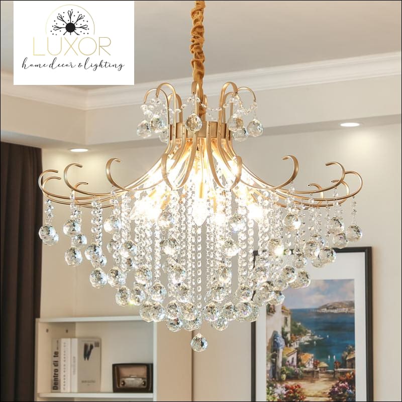 pendant lighting Ashley Crystal Pendant - Luxor Home Decor & Lighting