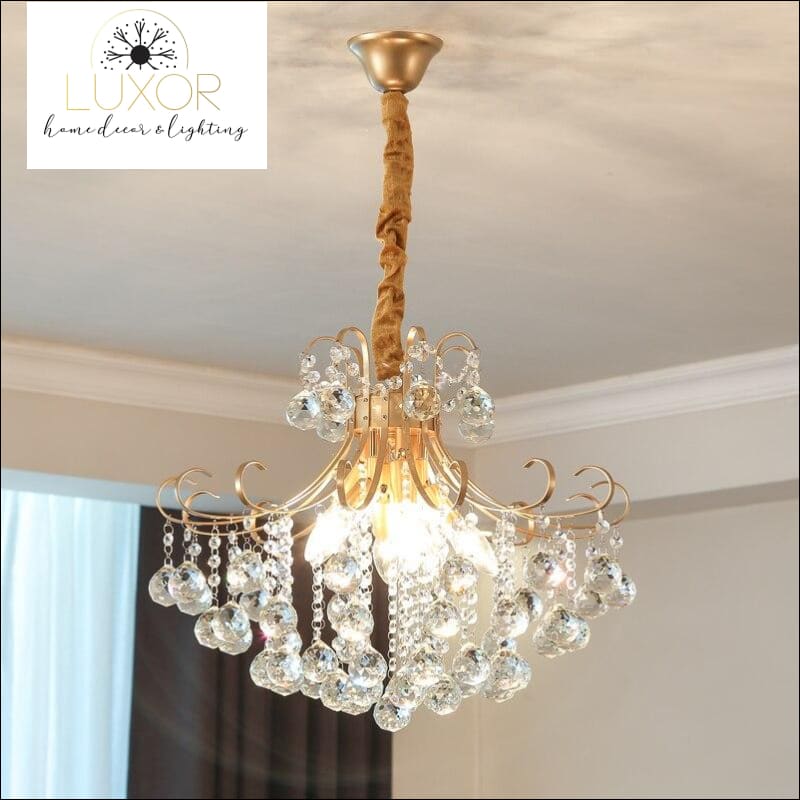 pendant lighting Ashley Crystal Pendant - Luxor Home Decor & Lighting