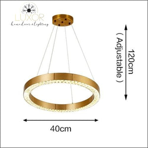 pendant lighting Astory Circular Diamond Pendant - Luxor Home Decor & Lighting