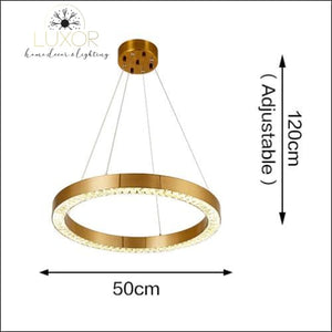 pendant lighting Astory Circular Diamond Pendant - Luxor Home Decor & Lighting