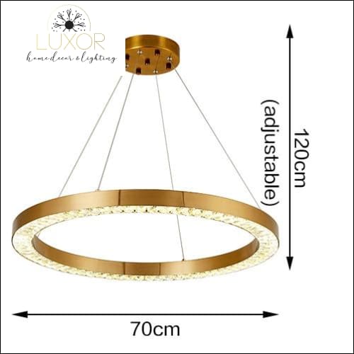 pendant lighting Astory Circular Diamond Pendant - Luxor Home Decor & Lighting