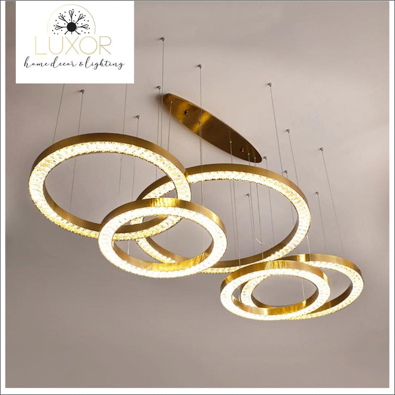 pendant lighting Astory Circular Diamond Pendant - Luxor Home Decor & Lighting