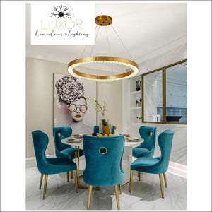 pendant lighting Astory Circular Diamond Pendant - Luxor Home Decor & Lighting