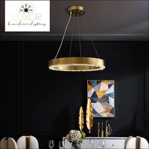 Astrid Gold Chandelier - chandeliers