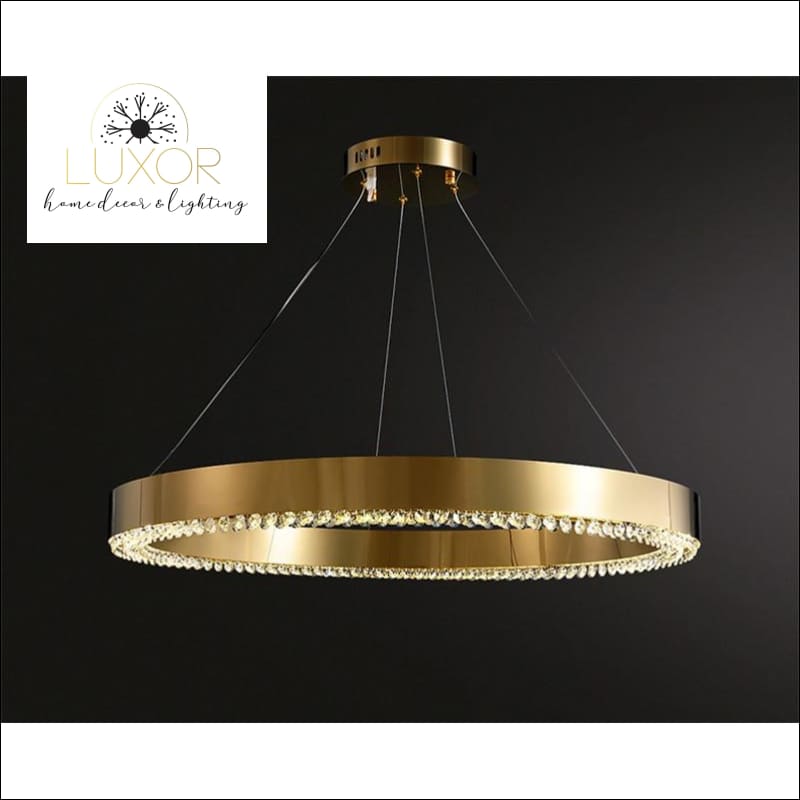 Astrid Gold Chandelier - chandeliers