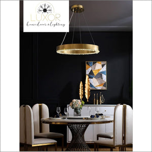 Astrid Gold Chandelier - chandeliers