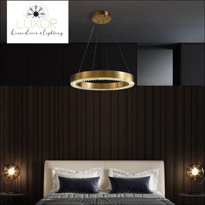 Astrid Gold Chandelier - chandeliers