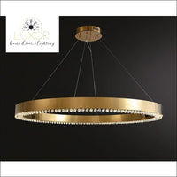 Astrid Gold Chandelier - chandeliers