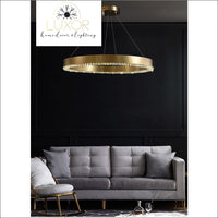 Astrid Gold Chandelier - chandeliers