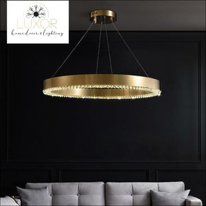 Astrid Gold Chandelier - chandeliers