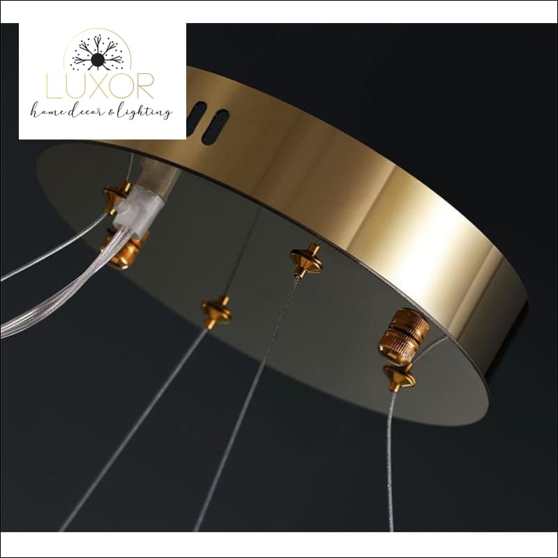 Astrid Gold Chandelier - chandeliers