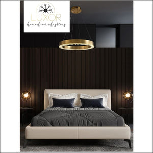 Astrid Gold Chandelier - chandeliers